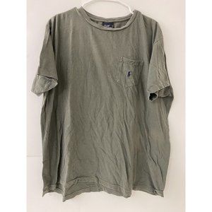 Polo Ralph Lauren T-Shirt Mens XLarge Green Blue Pony Logo Cotton